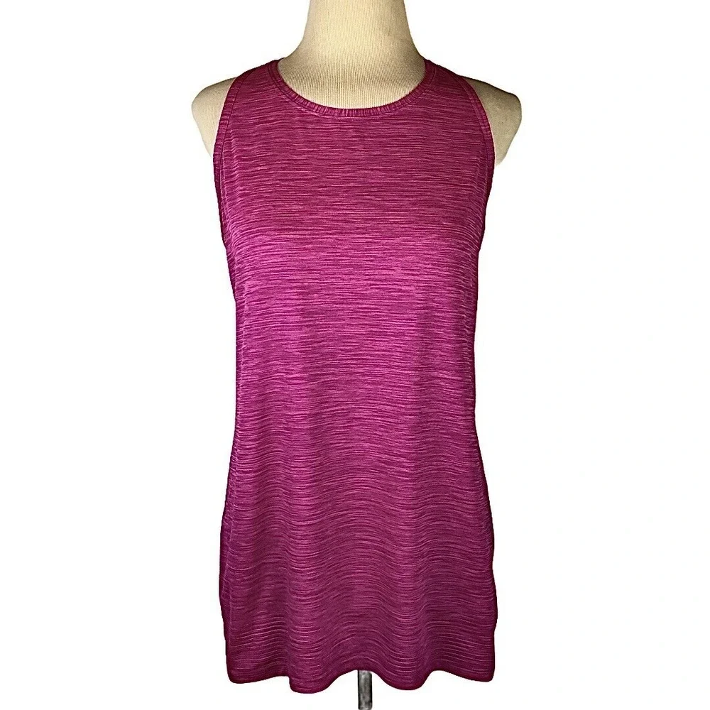 ATHLETA sz S Racerback Hot Pink Sleeveless TOP yoga workout athletic athleisure - Picture 1 of 9